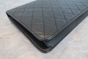 CHANEL/シャネル マトラッセチェーンショルダーバッグ ラムスキン ブラック/ゴールド金具 ショルダーバッグ 700070244