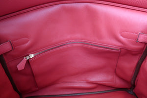HERMES BIRKIN 35 Clemence leather Bougainvillier □N刻印 Hand bag 600040014