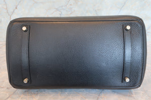 HERMES／エルメス バーキン35 トリヨンクレマンス ブラック □D刻印 ハンドバッグ 700090009