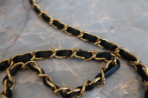 CHANEL/シャネル マトラッセチェーンショルダーバッグ ラムスキン ブラック/ゴールド金具 ショルダーバッグ 700070244