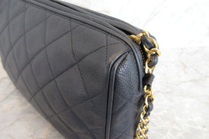 CHANEL/シャネル マトラッセチェーンショルダーバッグ キャビアスキン ネイビー/ゴールド金具 ショルダーバッグ 700050075