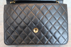 CHANEL/シャネル マトラッセチェーンショルダーバッグ ラムスキン ブラック/ゴールド金具 ショルダーバッグ 700070244
