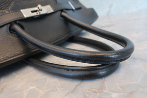 HERMES／エルメス バーキン35 トリヨンクレマンス ブラック □D刻印 ハンドバッグ 700090009