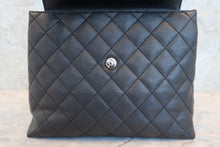 将图片加载到图库查看器，CHANEL/香奈儿 CF 梯形 手提包 荔枝皮 Black/Silver hadware(黑色/银色金属) 手提包 800060110
