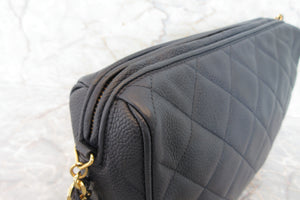 CHANEL/シャネル マトラッセチェーンショルダーバッグ キャビアスキン ネイビー/ゴールド金具 ショルダーバッグ 700050075