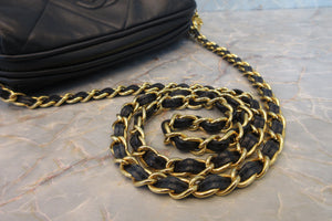 CHANEL/シャネル ココマークフリンジチェーンショルダーバッグ ラムスキン ネイビー/ゴールド金具 ショルダーバッグ 700070210