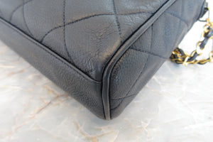 CHANEL/シャネル マトラッセチェーンショルダーバッグ キャビアスキン ネイビー/ゴールド金具 ショルダーバッグ 700050075