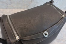 Load image into Gallery viewer, HERMES LINDY 34 Clemence leather Graphite □M Engraving Shoulder bag 600100003
