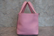 将图片加载到图库查看器，HERMES PICOTIN LOCK MM Clemence leather Mauve sylvestre Z刻印 Hand bag 800080011
