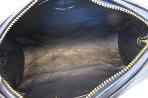 CHANEL/シャネル ココマークフリンジチェーンショルダーバッグ ラムスキン ネイビー/ゴールド金具 ショルダーバッグ 700070210