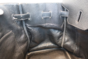 HERMES／エルメス バーキン35 トリヨンクレマンス ブラック □D刻印 ハンドバッグ 700090009