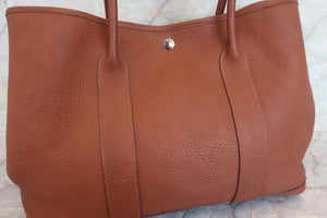 HERMES／エルメス ガーデンパーティPM ネゴンダ ブラウン □N刻印 トートバッグ 700060214