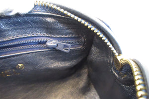 CHANEL/シャネル ココマークフリンジチェーンショルダーバッグ ラムスキン ネイビー/ゴールド金具 ショルダーバッグ 700070210