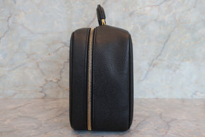 CHANEL/シャネル ココマーク2WAYバニティ キャビアスキン ブラック/ゴールド金具 バニティ 700070261