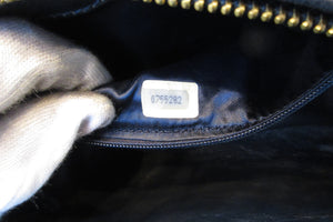 CHANEL/シャネル ココマークフリンジチェーンショルダーバッグ ラムスキン ネイビー/ゴールド金具 ショルダーバッグ 700070210