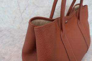 HERMES／エルメス ガーデンパーティPM ネゴンダ ブラウン □N刻印 トートバッグ 700060214