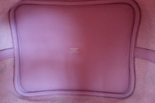 将图片加载到图库查看器，HERMES PICOTIN LOCK MM Clemence leather Mauve sylvestre Z刻印 Hand bag 800080011
