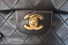 画像をギャラリービューアに読み込む, CHANEL/シャネル マトラッセＷフラップＷチェーンショルダーバッグ ラムスキン ブラック/ゴールド金具 ショルダーバッグ 800090089
