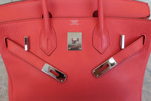 Load image into Gallery viewer, HERMES BIRKIN 30 Clemence leather Bougainvillier □M Engraving Hand bag 600080026
