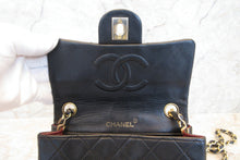 画像をギャラリービューアに読み込む, CHANEL/シャネル ミニマトラッセシングルフラップチェーンショルダーバッグ ラムスキン ブラック/ゴールド金具 ショルダーバッグ 600120148
