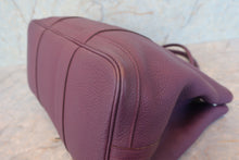 将图片加载到图库查看器，HERMES  GARDEN PARTY PM Negonda leather Cassis □O刻印 Tote bag 700110111
