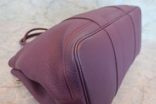 将图片加载到图库查看器，HERMES  GARDEN PARTY PM Negonda leather Cassis □O刻印 Tote bag 700110111
