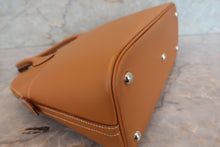 Load image into Gallery viewer, HERMES  BOLIDE 31 Box carf leather Natural □O Engraving Shoulder bag 700100041
