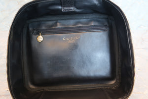 CHANEL/シャネル ココマーク2WAYバニティ キャビアスキン ブラック/ゴールド金具 バニティ 700070261