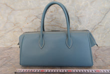 将图片加载到图库查看器，HERMES Paris Bombay 27 Graine Couchevel leather Blue jean □J刻印 Hand bag 600120004
