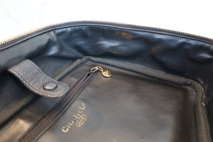 CHANEL/シャネル ココマーク2WAYバニティ キャビアスキン ブラック/ゴールド金具 バニティ 700070261