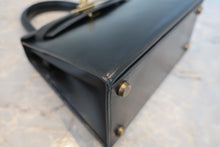 将图片加载到图库查看器，HERMES MINI KELLY 20 Box carf leather Black ○S刻印 Shoulder bag 800070059
