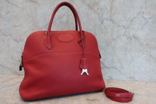 Load image into Gallery viewer, HERMES BOLIDE 35 Graine Couchevel leather Clemence leather □G Engraving Shoulder bag 800060145
