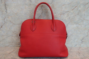 HERMES／エルメス ボリード35 トリヨンクレマンス ルージュヴィフ □G刻印 ショルダーバッグ 700070179
