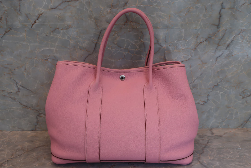 HERMES GARDEN PARTY PM Negonda leather Pink □O刻印 Tote bag 600100004