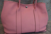 将图片加载到图库查看器，HERMES GARDEN PARTY PM Negonda leather Pink □O刻印 Tote bag 600100004
