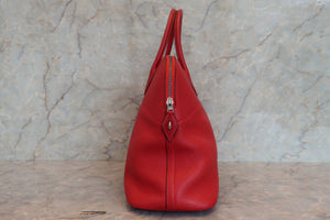 HERMES／エルメス ボリード35 トリヨンクレマンス ルージュヴィフ □G刻印 ショルダーバッグ 700070179