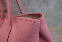 将图片加载到图库查看器，HERMES GARDEN PARTY PM Negonda leather Pink □O刻印 Tote bag 600100004
