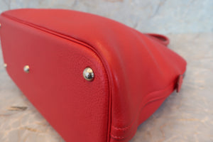 HERMES／エルメス ボリード35 トリヨンクレマンス ルージュヴィフ □G刻印 ショルダーバッグ 700070179