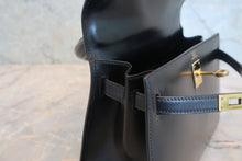 将图片加载到图库查看器，HERMES MINI KELLY 20 Box carf leather Black ○S刻印 Shoulder bag 800070059
