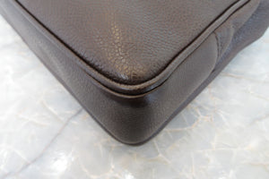 CHANEL/シャネル ココマークチェーンショルダーバッグ キャビアスキン ブラウン/ゴールド金具 ショルダーバッグ 700080115