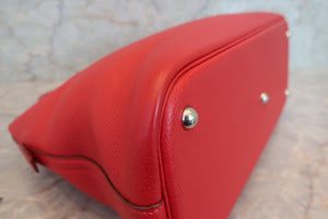 HERMES／エルメス ボリード35 トリヨンクレマンス ルージュヴィフ □G刻印 ショルダーバッグ 700070179
