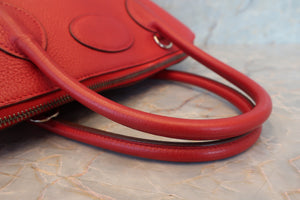 HERMES／エルメス ボリード35 トリヨンクレマンス ルージュヴィフ □G刻印 ショルダーバッグ 700070179