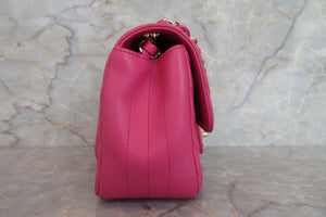CHANEL/シャネル Vステッチチェーンショルダーバッグ ラムスキン ピンク/ゴールド金具 ショルダーバッグ 700050123