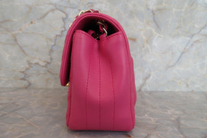 CHANEL/シャネル Vステッチチェーンショルダーバッグ ラムスキン ピンク/ゴールド金具 ショルダーバッグ 700050123