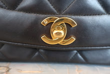 将图片加载到图库查看器，CHANEL/香奈儿 戴妃 CF 链条包 羊皮 Black/Gold hadware(黑色/金色金属) 肩背包 800030078
