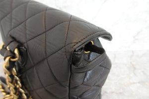 CHANEL/シャネル マトラッセチェーンリュック ラムスキン ブラック/ゴールド金具 リュック 700080045