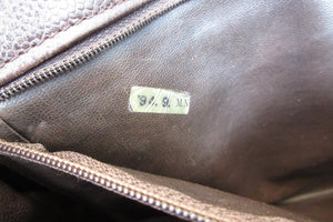 CHANEL/シャネル ココマークチェーンショルダーバッグ キャビアスキン ブラウン/ゴールド金具 ショルダーバッグ 700080115
