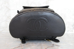 CHANEL/シャネル マトラッセチェーンリュック ラムスキン ブラック/ゴールド金具 リュック 700080045