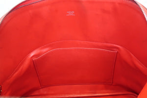 HERMES／エルメス ボリード35 トリヨンクレマンス ルージュヴィフ □G刻印 ショルダーバッグ 700070179