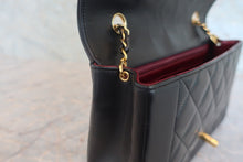 将图片加载到图库查看器，CHANEL/香奈儿 戴妃 CF 链条包 羊皮 Black/Gold hadware(黑色/金色金属) 肩背包 800030078
